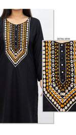 3 Piece Premium Black Embroidered Lawn Suit