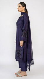 3-Piece Handmade Cutwork Design suit