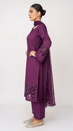 3-Piece Handmade Cutwork Design suit